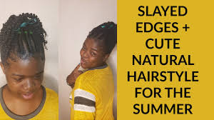 See more ideas about edges hair, natural hair styles, curly hair styles. Tm Hair Products Slayed Edges Cute Natural Hairstyle For The Summer Facebook
