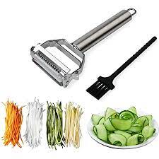 Maybe you would like to learn more about one of these? Amazon Com Sunkuka Julienne Peeler Stainless Steel Cutter Slicer With Cleaning Brush Pro For Carrot Potato Melon Gadget Vegetable Fruit Home Kitchen
