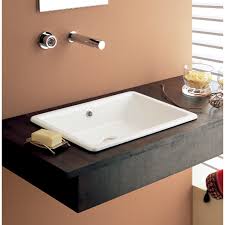 There are no typical measurements for bathroom sinks—it just depends on the shape of the sink. Scarabeo 8032 Bathroom Sink Gaia Nameek S