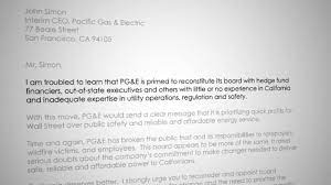 By law, the person who established the account must be named on the bill. Closer Look Into Governor Gavin Newsom S Letter About Pg E S Consideration For Its New Board Of Directors Abc7 San Francisco
