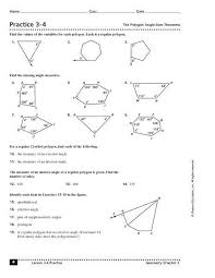 Exterior Angle Theorem Worksheet Triangle Exterior Angle Sum Theorem Worksheet Practice 3 4 In 2020 Angles Worksheet Geometry Worksheets Regular Polygon