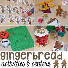 Favorite gingerbread man activities for kids. Gingerbread Centers And Activities For Gingerbread Week Freebies Too Pocket Of Preschool