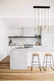 Modern Scandi With Airy Concrete Kitchen Inspiration Design Open Plan Kitchen Living Room Scandi Kitchen