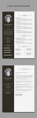 Graphic designers are responsible for developing the look of a companies products, communications, websites, and more. Hipster Resume Cv With Cover Letter On Behance