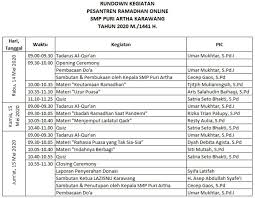 Maybe you would like to learn more about one of these? Pesantren Kilat Ramadhan Online Smp Puri Artha Berita Smp Puri Artha