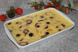 Flan De Semoule Aux Quetsches Chez Vanda Flan Recette Clafoutis Semoule