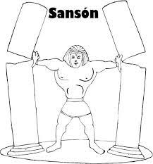 Actividades De Sanson Para Ninos Imagui Bible Coloring Pages Coloring Pages Bible Coloring