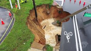 06 07 2020 ocala, fl large sinkhole due