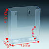 Home/market/office depot acrylic sign holder for brochure, flyer, menu, paper, pamphlet or card display. 1