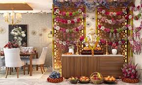 The festival creates a atmosphere of fun and colors all around. Ganesh Chaturthi Decoration Ideas At Home Design Cafe