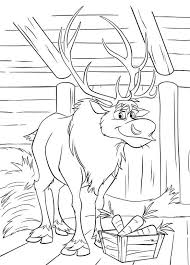 Bovendien is het ook nog eens heel leuk om te doen. Coloriage Reine Des Neiges Sven Disney Frozen Kleurplaten Kleurplaten Disney Kleurplaten