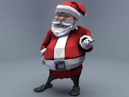 Free C4d Models Santa And Reindeer Low Poly Look The Pixel Lab Low Poly Santa And Reindeer Low Poly Art