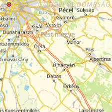 Pest környéki települések térkép : Budapesttol Delre Aktiv Terkep Funiq