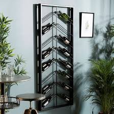 Range Bouteilles Mural En Metal 16 Bouteilles Boston Composition Metal Metal Dimensions Hauteur 16 Meuble Bar Range Bouteille Rangement Bouteille De Vin