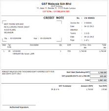 Sample of credit note in malaysia. Pin On Places To Visit
