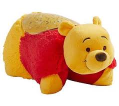 Pillow Pets Winnie The Pooh Sleeptime Lites Plush Night Light Qvc Com In 2020 Animal Pillows Disney Pillow Pets Disney Pillows