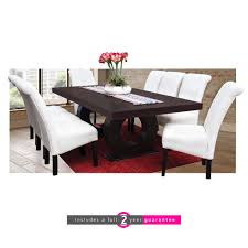 Spend this time at home to refresh your home decor style! Prince 2 2m Table 8 Ryan Chairs White Furniture Vibe