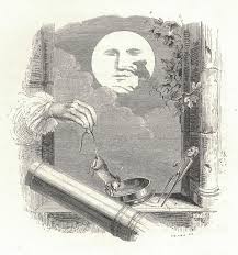 Grandville Visions And Dreams The Public Domain Review An Animal In The Moon From Fables De La Fo Conceptual Illustration Art Public Domain Images Vintage