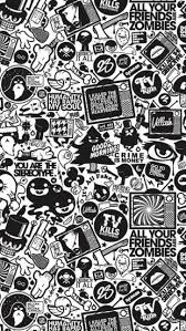 Black And White Graffiti Wallpaper Hd Villain Characters Cartoon The Iphone Wallpapers Iphone Wallpaper Pattern Iphone Wallpaper Cartoon Wallpaper Hd