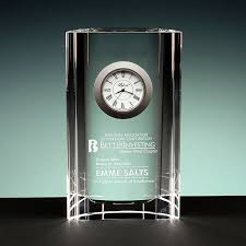 Crystal Clock | Mirage Clock | Corporate Gifts | Glassical Designs