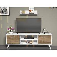 minar horus tv unitesi beyaz istanbul cevizi tv stands mobilya oturma odasi