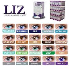 Liz Eye Color Contact Lenses 20 Colors Make Up Eye Contact Lenses Colored Contacts Eye Color