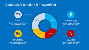 Donut Chart Template Design For Powerpoint