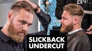 Flaunting the slick back hair style can be the best option among all, if you have fine or medium hair, a go as you like way, especially with undercuts and high fade. Disconnected Undercut Slick Back Hairstyle Mens Hair 2019 Youtube