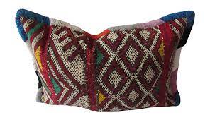 How to decorate with moroccan pillows. Marrakesh Gardens Authentic Berber Moroccan Handwoven Bolster Pillow