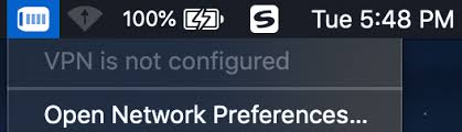 Do you need the default ip for your symbol router? How To Remove The Vpn Is Not Configured Icon From The Menu Bar On Macos Ask Different