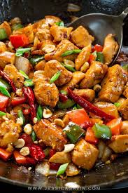 Kung Pao Chicken Jessica Gavin Recipe Stuffed Peppers Recipes Chicken Recipes