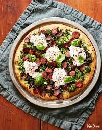 Cheater S Spicy Sausage Pizza With Burrata Recipe Rainy Day Recipes Pizza Recipes Easy Recipes