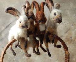 Sarafina Fiber Art Felt Animals Needle Felted Animals Needle Felting