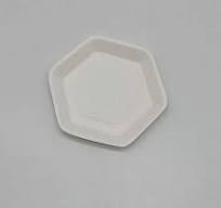 [Hot Item] Hexagon Sugarcane Bagasse Cake Plates for Birthday Party