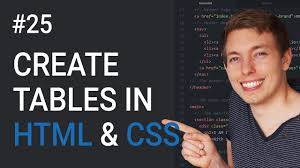 25 Table In Html And Css How To Create Tables Learn Html And Css In 2020 Css Tutorial Learn Html And Css Learn Html