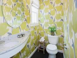 Transitional bathroom with blue glass ceramics and wood recessed niche. 10 Paint Color Ideas For Small Bathrooms Diy Network Blog Made Remade Diy
