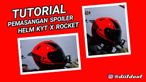 Few things capture a child's imagination like a rocket. Tutorial Pasang Spoiler Helm Kyt X Rocket Youtube