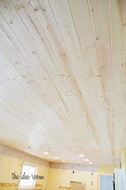 Enchanting cheap kitchen ceiling idea photo you must have. How To Diy A Wood Plank Ceiling