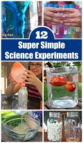 12 Easy Science Experiments To Do At Home Science Experiments Kids Easy Science Experiments Easy Science