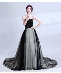 2017 New Best Selling Tutu Black Tube Top Tail Wedding Evening Dress Fashion Black Bridesmaid Dresses Long Evening Dress Fashion Long Prom Gowns