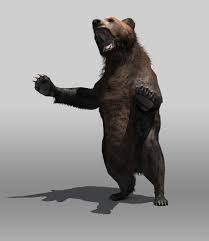 Grizzly Bear 3d Model Low Poly Rigged Max Obj 3ds Fbx Stl Mtl 1 Urso