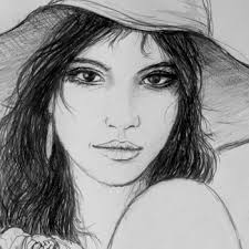 Elle Ne Quitte Plus Sa Rose, Dessin par Gabriel Cotelle