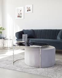 Free shipping over $100 · 15% off first purchase Thea Round Coffee Table And Pouffe Set Danetti