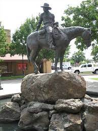 Statue In Front Of The Cowboy Museum In Oakdale California Cowboy Capitol Of The World Sculptor Betty Oakdale California Oakdale Sierra Nevada Mountains