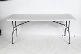 China 6ft Home Depot Folding In Half Portable Plastic Indoor Tables For Study China Plastic Folding Table Rectangular Folding Table