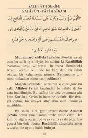 Salatül Fatih Siğası - Cübbeli Ahmet Hocadan Dua ve Zikirler
