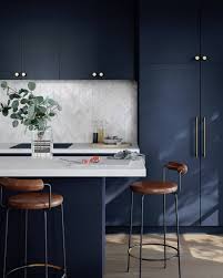 Laminex Australia On Instagram Elegant Kitchen Design Featuring The Beautiful Deep Blue Tones O In 2020 Elegant Kitchen Design Elegant Kitchens Modern Kitchen Design