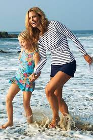 Women S Beach Living Swimsuit Shorts With Tummy Control From Lands End Swim Shorts Women Summer Style Casual Swim Tees