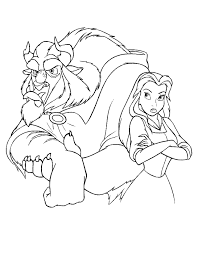 Hundreds of free, printable princess coloring pages, princess party invitations and activity sheets for little princesses the world over. Free Printable Beauty And The Beast Coloring Pages For Kids