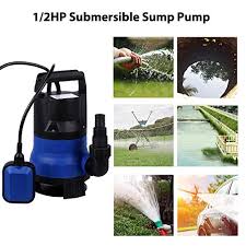 Turn the sump pump on and start draining. Sump Pump 1 2hp 2112gph Submersible Clean Dirty Water Pump For Pond Swimming Pool Hot Tub Drain Blue Pricepulse